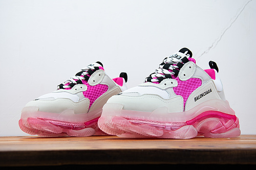 Triple S Clear Sole White Pink 36-40-38797bfd